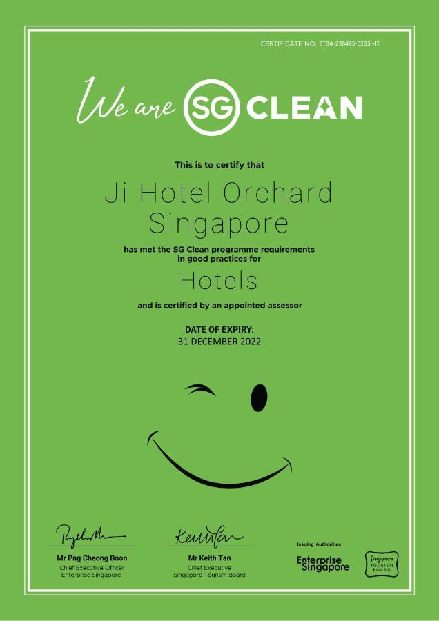 Ji Hotel Orchard Singapur Exteriér fotografie